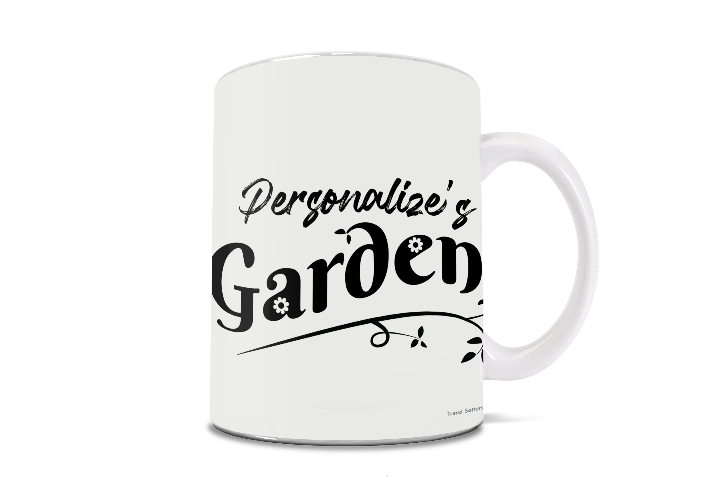 Family Collection (Birth Month Flower Garden - Personalized) White Ceramic Mug